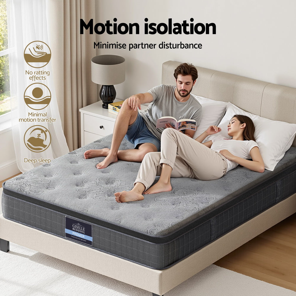 26cm Giselle Mattress Double Latex Foam Mattresses-Home &amp; Garden &gt; Bedding &gt; Pillows-PEROZ Accessories
