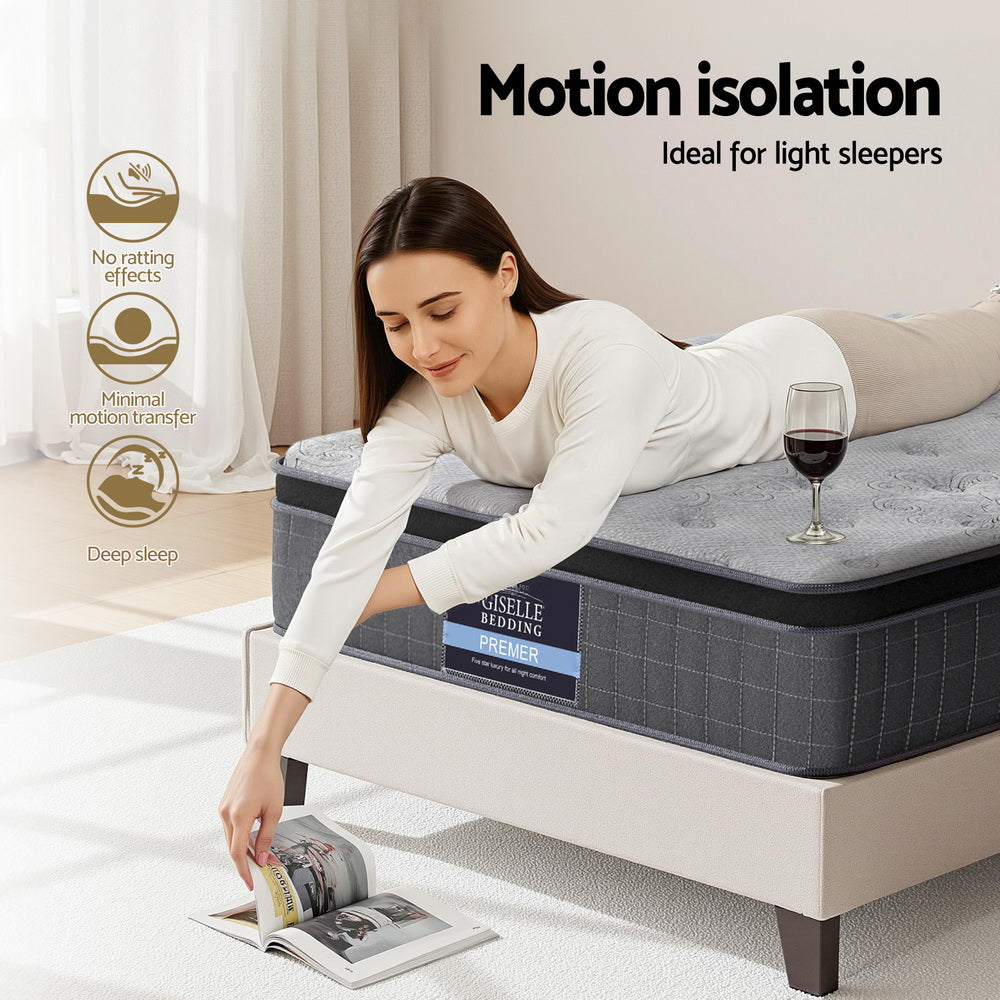 26cm Giselle Mattress King Single Latex Foam Mattresses-Furniture &gt; Mattresses &gt; King Single Mattress-PEROZ Accessories