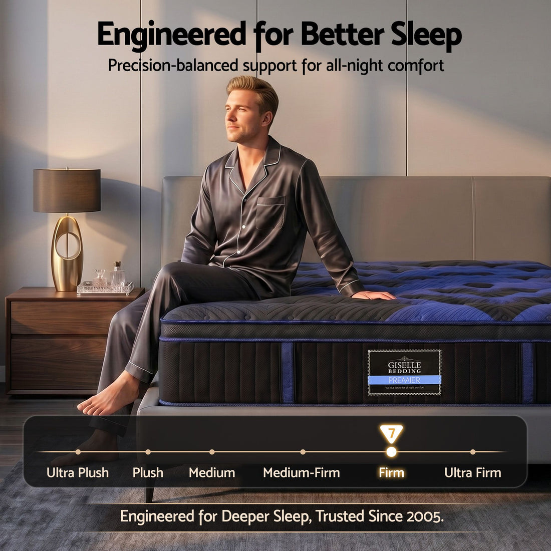 Giselle 34cm Queen Hybrid Mattress with Cooling Gel Memory Foam and Edge Support-Furniture > Mattresses > Queen Mattress-PEROZ Accessories