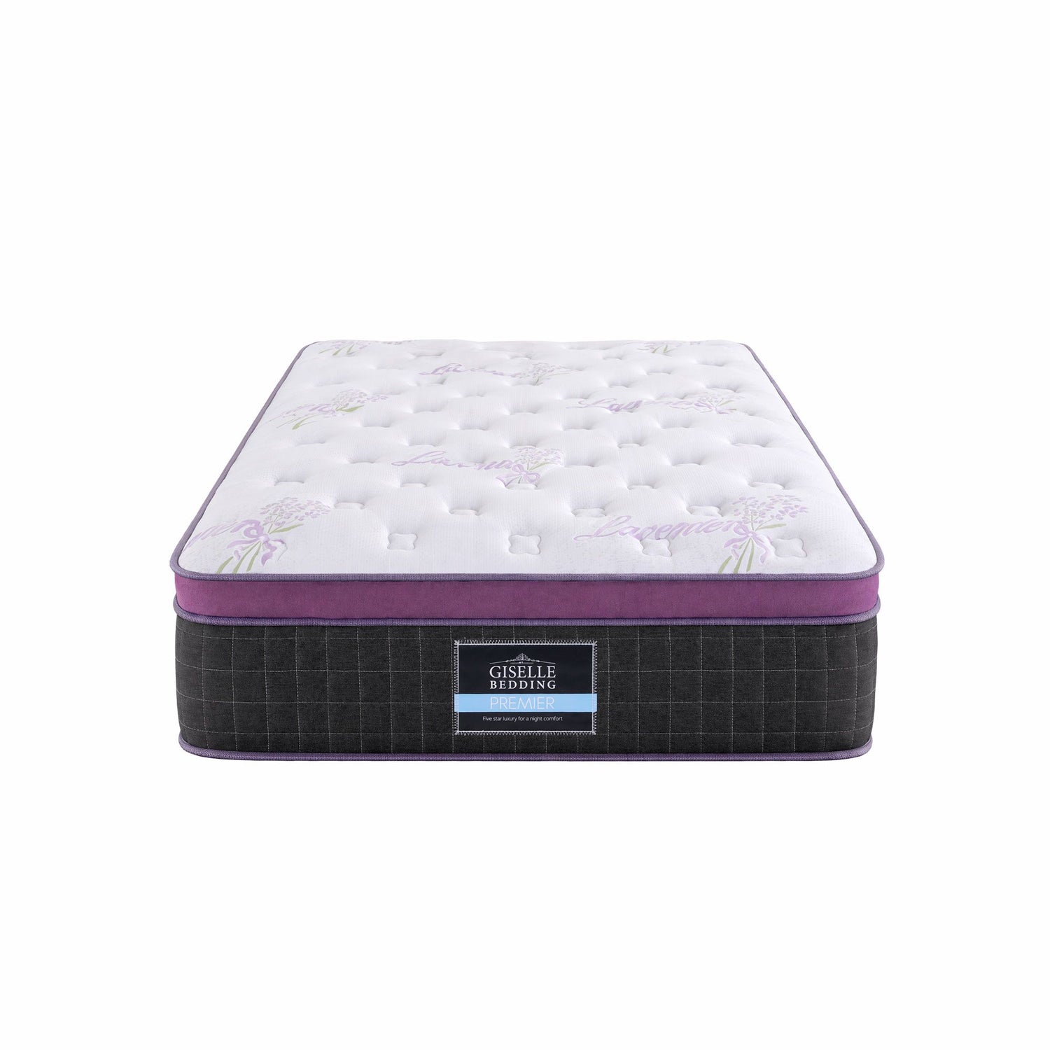 Giselle Single Euro Top Mattress Firm Pocket Spring Edge Support