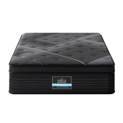 35cm Giselle Mattress King Single Bed Bamboo Pocket Firm Foam-Furniture > Mattresses > King Single Mattress-PEROZ Accessories