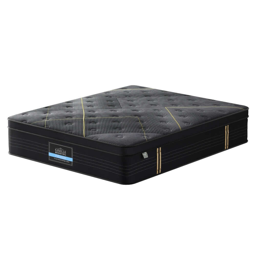 35cm Giselle Mattress Queen Bed Bamboo Pocket Firm Foam-Furniture &gt; Mattresses &gt; Queen Mattress-PEROZ Accessories