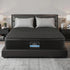 Giselle Bedding Queen Mattress 34cm Euro Top with 5-Zone Pocket Spring Support Black-Furniture > Mattresses > Queen Mattress-PEROZ Accessories