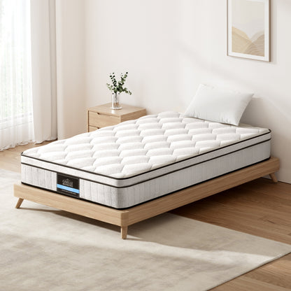 22cm Giselle Mattress KS Size-Furniture &gt; Mattresses &gt; King Single Mattress-PEROZ Accessories