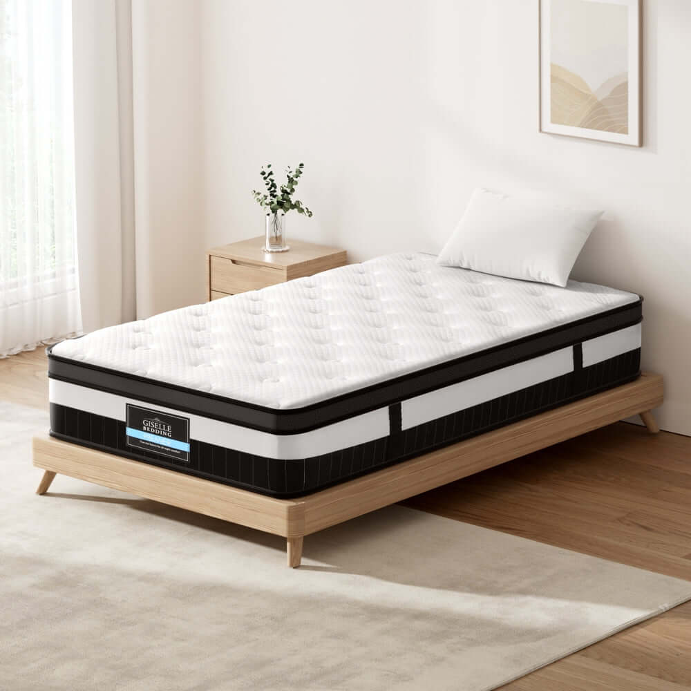 30cm Giselle Mattress KS Size-Furniture &gt; Mattresses &gt; King Single Mattress-PEROZ Accessories