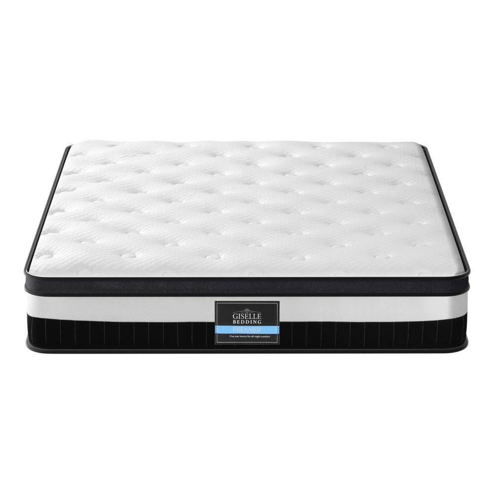 30cm Giselle Mattress Queen Size-Furniture &gt; Mattresses &gt; Queen Mattress-PEROZ Accessories