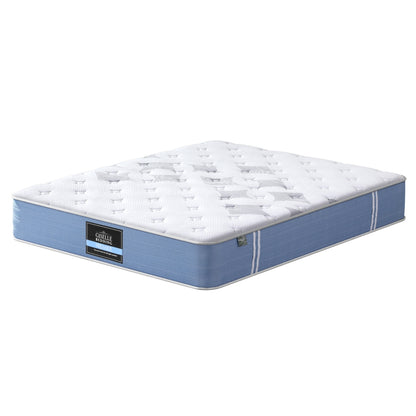 25cm Giselle Mattress King Bed Pocket Spring Mattresses-Furniture &gt; Mattresses &gt; King Size Mattress-PEROZ Accessories