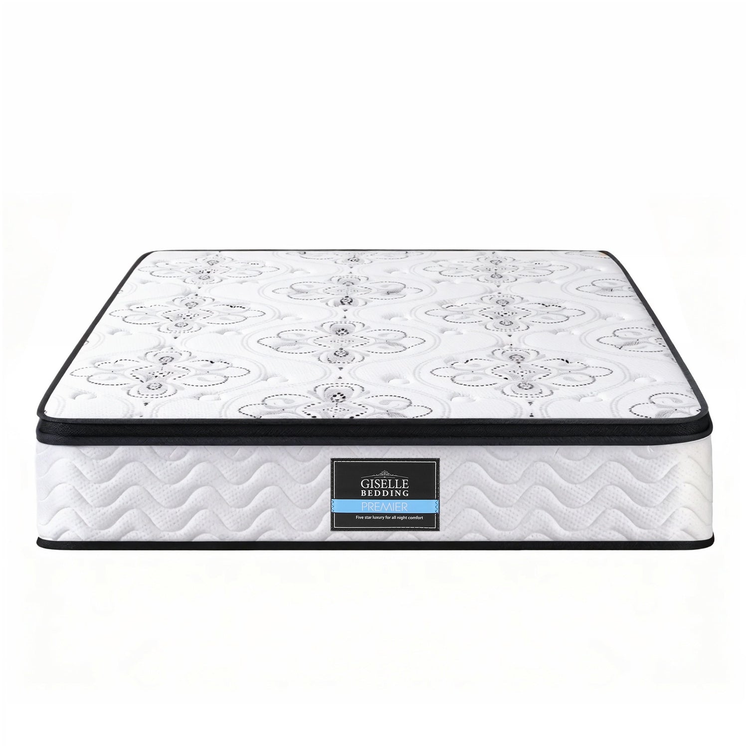 Giselle Bedding 30cm Mattress Pocket Spring Medium Firm Foam Euro Top Double-Furniture > Mattresses > Double Mattress-PEROZ Accessories