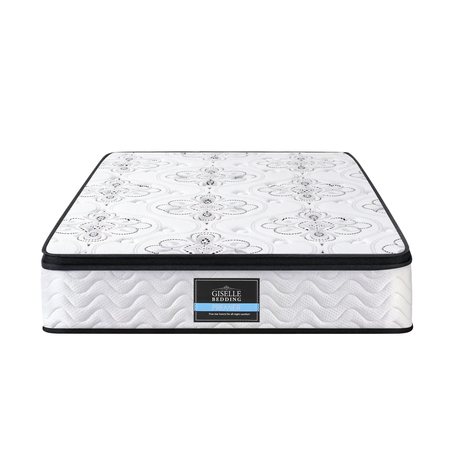Giselle Bedding 30cm Mattress Pocket Spring Medium Firm Foam Euro Top King Single-Furniture > Mattresses > King Single Mattress-PEROZ Accessories