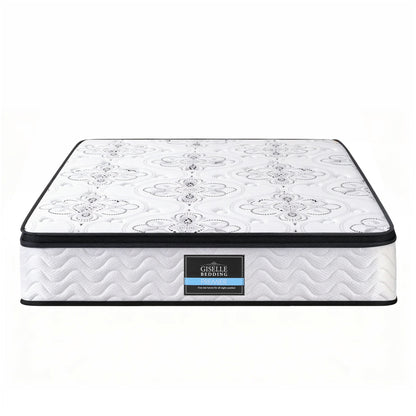 Giselle Bedding 30cm Mattress Pocket Spring Medium Firm Foam Euro Top Queen-Furniture > Mattresses > Queen Mattress-PEROZ Accessories