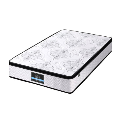 Giselle Bedding 30cm Mattress Pocket Spring Medium Firm Foam Euro Top Single-Furniture > Mattresses > Single Mattress-PEROZ Accessories