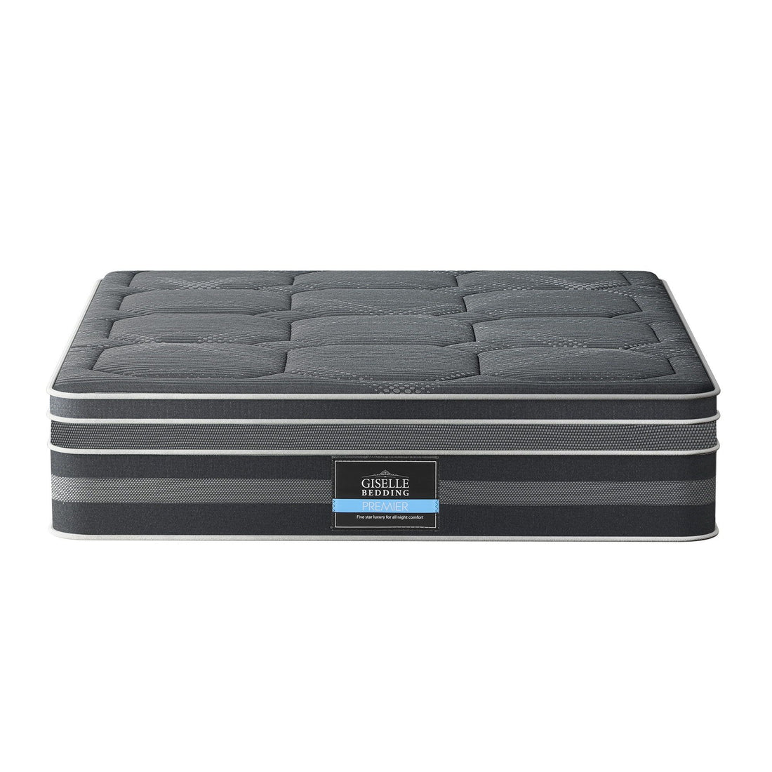 Giselle Mattress 35cm Hybrid Pocket Spring Euro Top Queen-Mattresses-PEROZ Accessories
