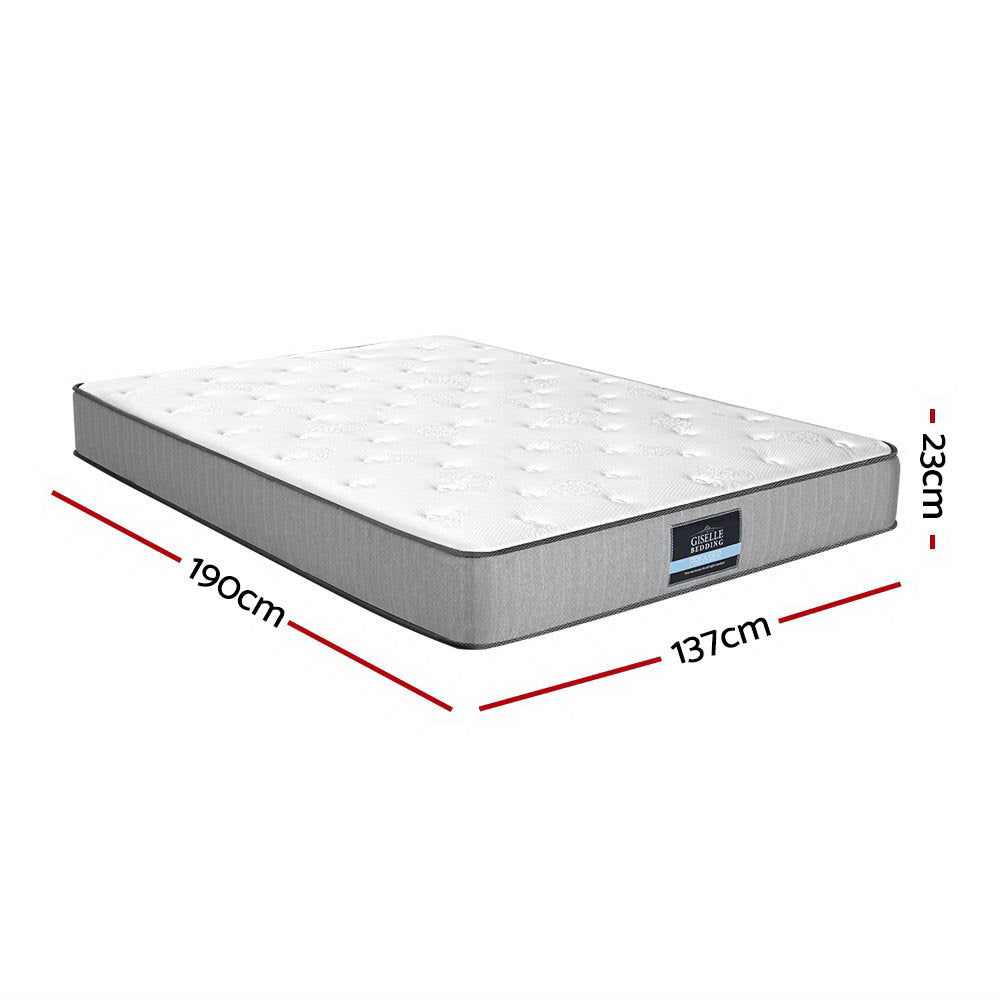 Giselle Bedding 23cm Mattress Extra Firm Double-Mattresses-PEROZ Accessories