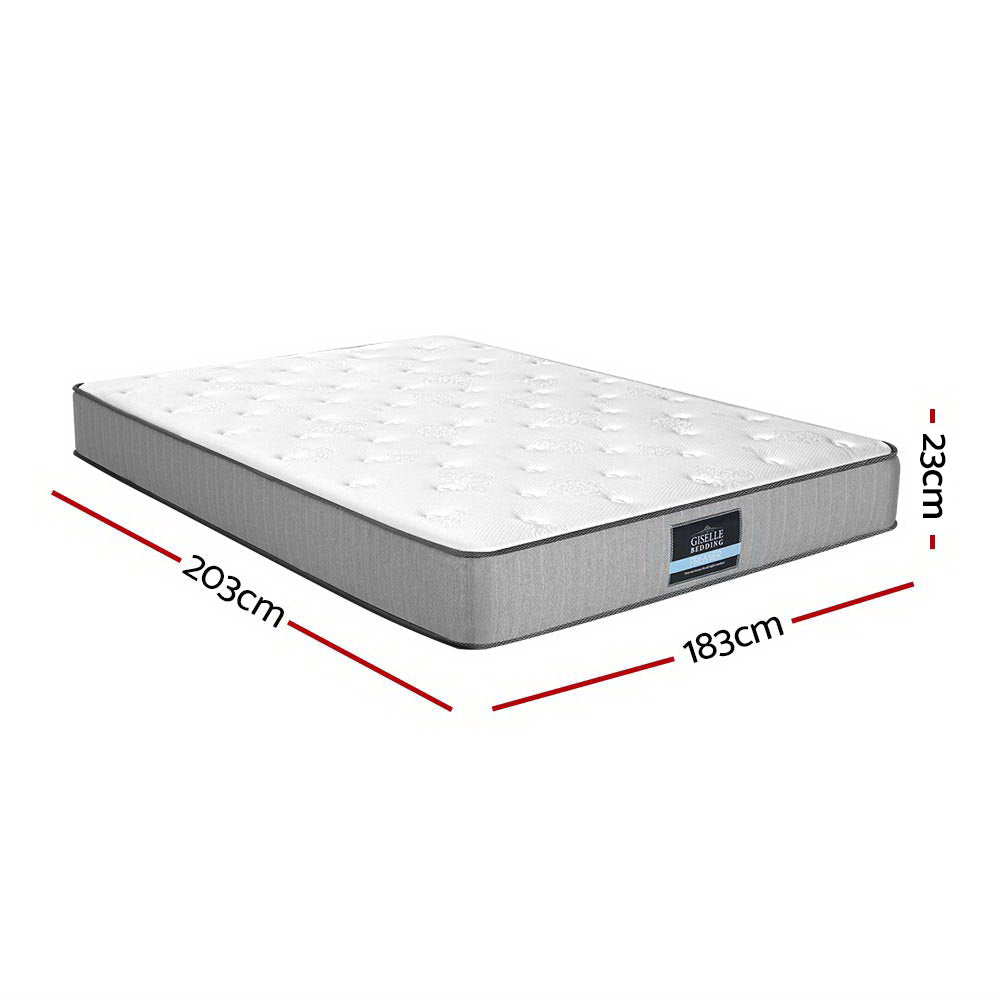 Giselle Bedding 23cm Mattress Extra Firm King-Mattresses-PEROZ Accessories