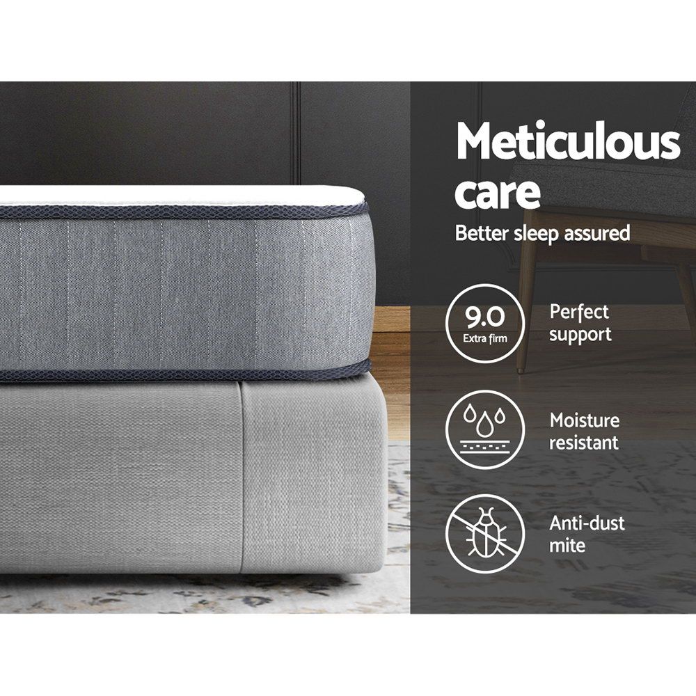 Giselle Bedding 23cm Mattress Extra Firm Queen-Mattresses-PEROZ Accessories