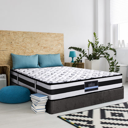 Giselle Bedding 24cm Mattress Super Firm Double-Mattresses-PEROZ Accessories