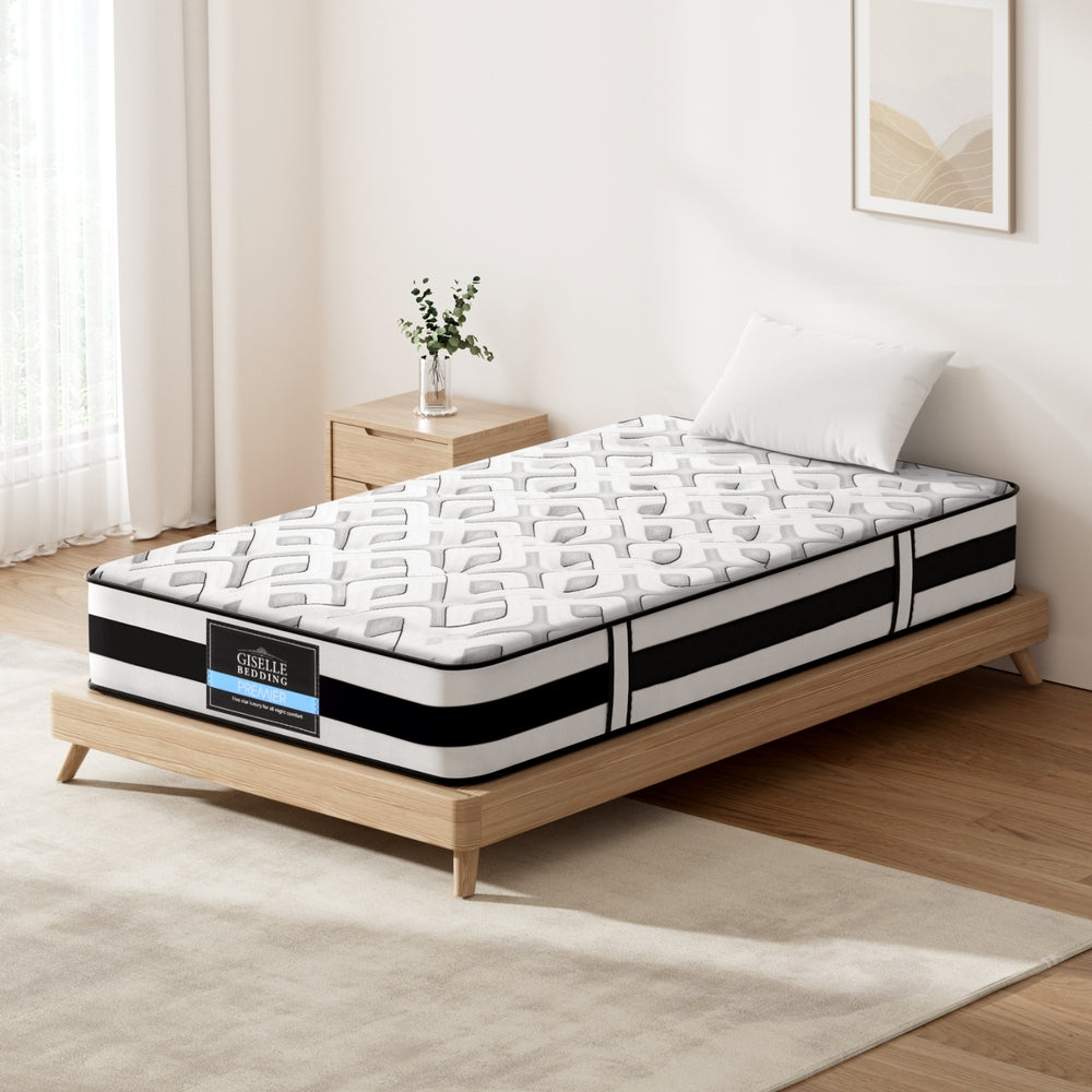 Giselle Bedding 24cm Mattress Super Firm Single-Mattresses-PEROZ Accessories