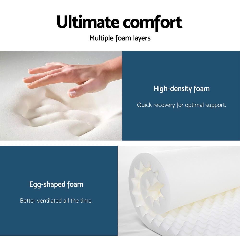 Giselle Bedding 28cm Mattress Super Firm King-Mattresses-PEROZ Accessories