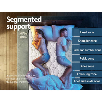 Giselle Bedding 28cm Mattress Super Firm King Single-Mattresses-PEROZ Accessories