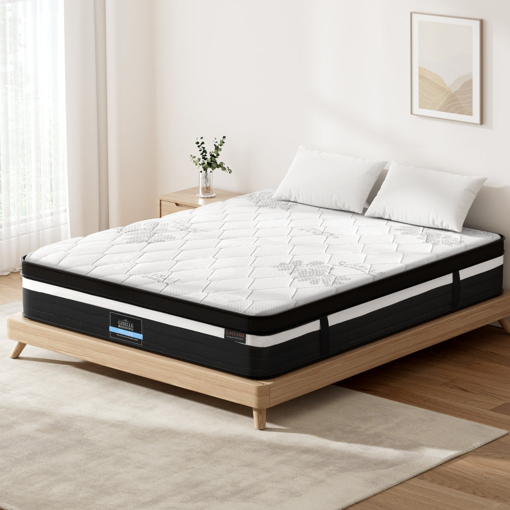 Giselle Bedding 28cm Mattress Super Firm Queen-Mattresses-PEROZ Accessories