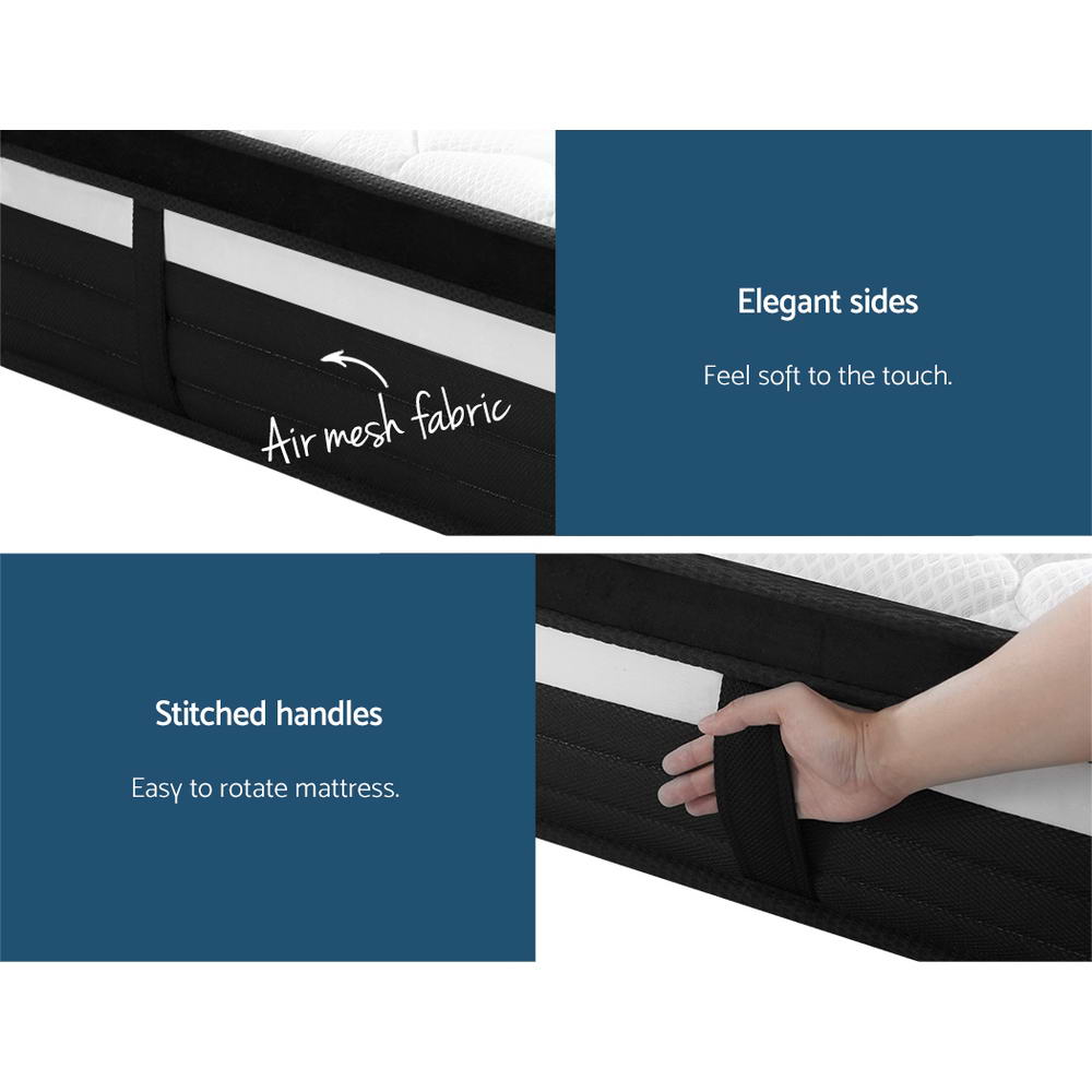 Giselle Bedding 28cm Mattress Super Firm Queen-Mattresses-PEROZ Accessories
