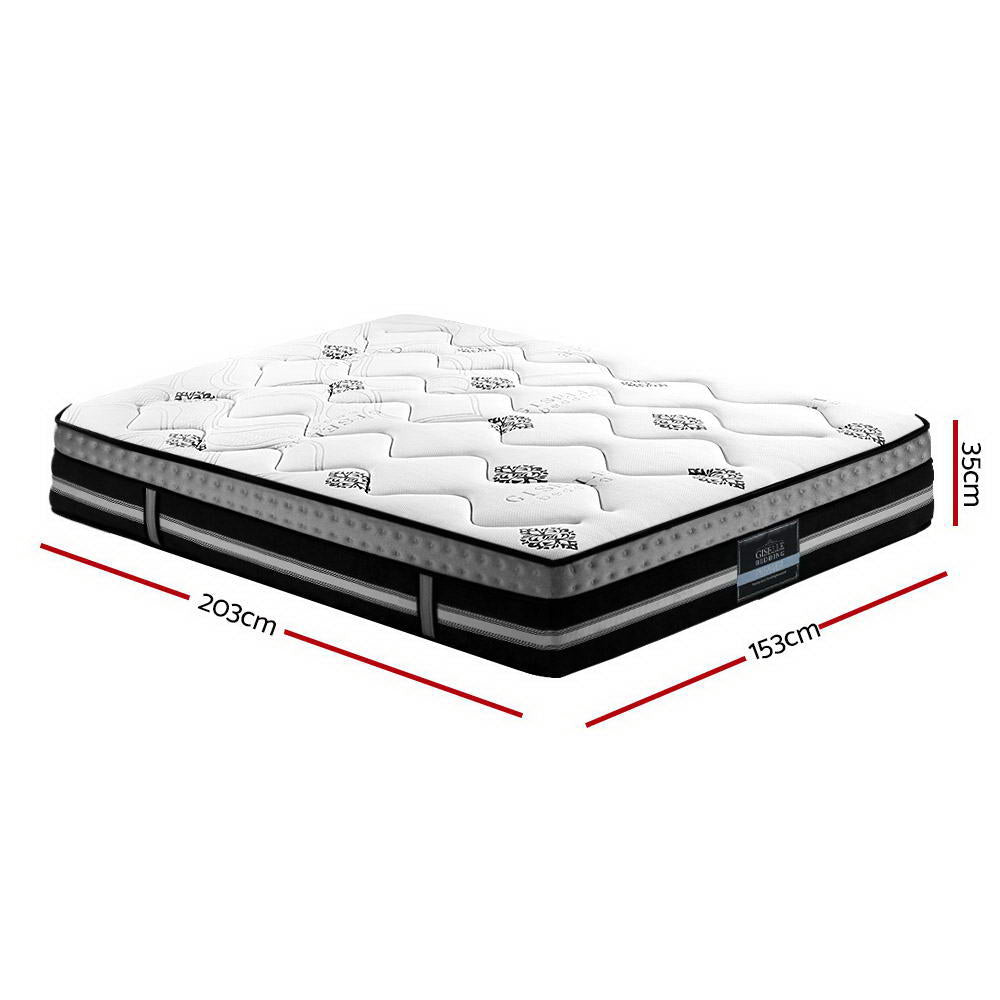 Giselle Bedding 35cm Mattress Cool Gel Memory Foam Queen-Mattresses-PEROZ Accessories