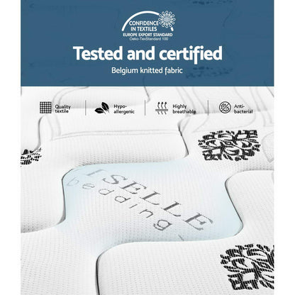 Giselle Bedding 35cm Mattress Cool Gel Memory Foam Queen-Mattresses-PEROZ Accessories