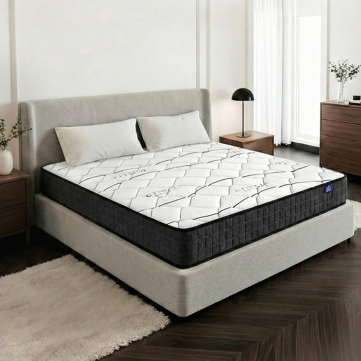 Giselle Bedding 16cm Mattress Medium Firm Queen-Mattresses-PEROZ Accessories