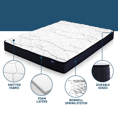 Giselle Bedding 16cm Mattress Medium Firm Queen-Mattresses-PEROZ Accessories