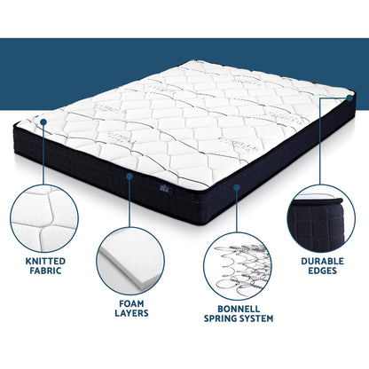 Giselle Bedding 16cm Mattress Medium Firm Queen-Mattresses-PEROZ Accessories