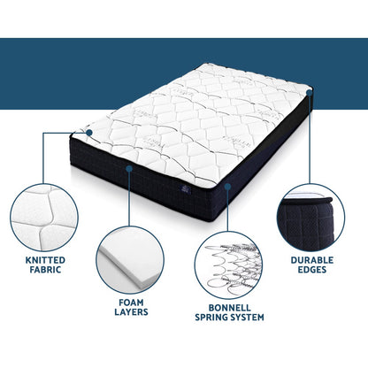 Giselle Bedding 16cm Mattress Medium Firm Single-Mattresses-PEROZ Accessories