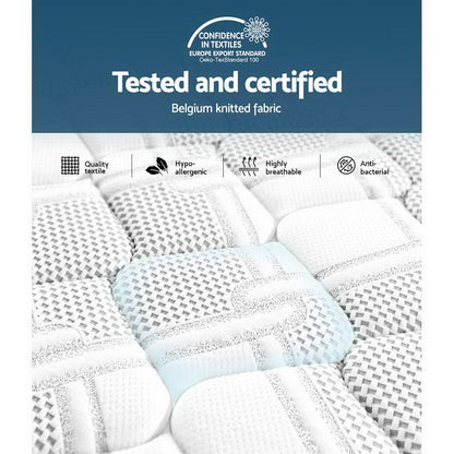 Giselle Bedding 36cm Mattress Cool Gel Memory Foam Double-Mattresses-PEROZ Accessories