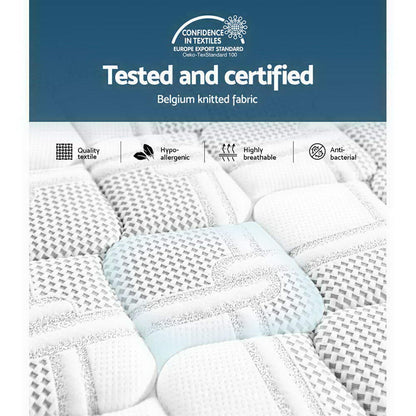 Giselle Bedding 36cm Mattress Cool Gel Memory Foam King-Mattresses-PEROZ Accessories