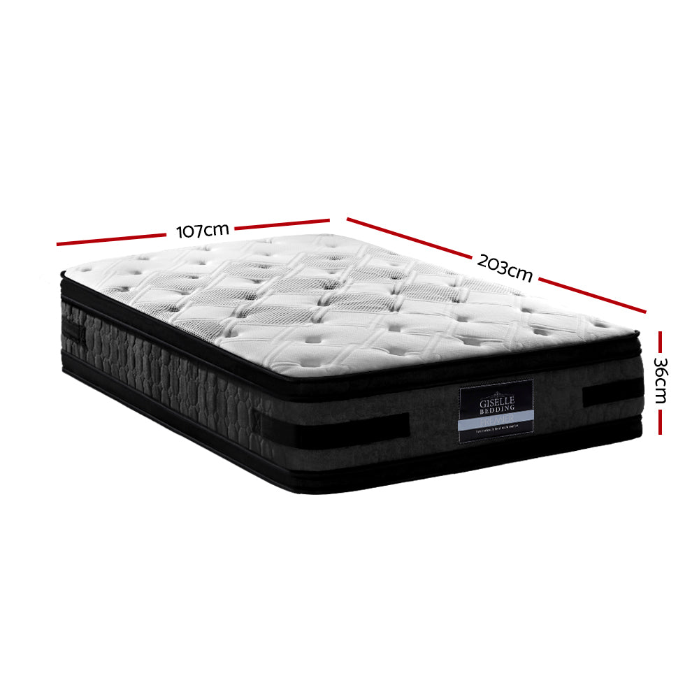 Giselle Bedding 36cm Mattress Cool Gel Memory Foam King Single-Mattresses-PEROZ Accessories