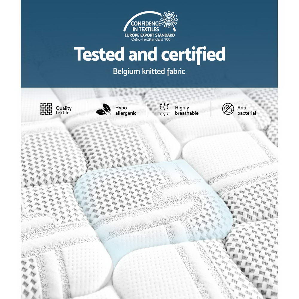 Giselle Bedding 36cm Mattress Cool Gel Memory Foam King Single-Mattresses-PEROZ Accessories
