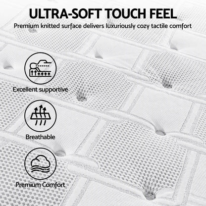 Giselle Bedding 36cm Mattress Cool Gel Memory Foam Single-Mattresses-PEROZ Accessories