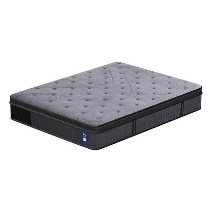 Levitex 33 cm Mattress 8.0 Extra Firm 7-Zone Pocket Spring Mattress with Dual-Row Edge Support &amp; Breathable Knit Cover King-Furniture > Mattresses > King Size Mattress-PEROZ Accessories