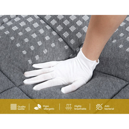Giselle Bedding 18cm Mattress Pillow Top King Single-Mattresses-PEROZ Accessories