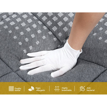 Giselle Bedding 18cm Mattress Pillow Top Single-Mattresses-PEROZ Accessories