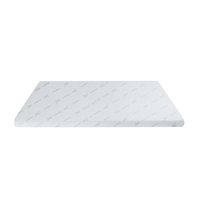 Giselle Bedding 8cm Memory Foam Mattress Topper 7-Zone Graphite King Single-Furniture > Mattresses > Mattress Toppers-PEROZ Accessories