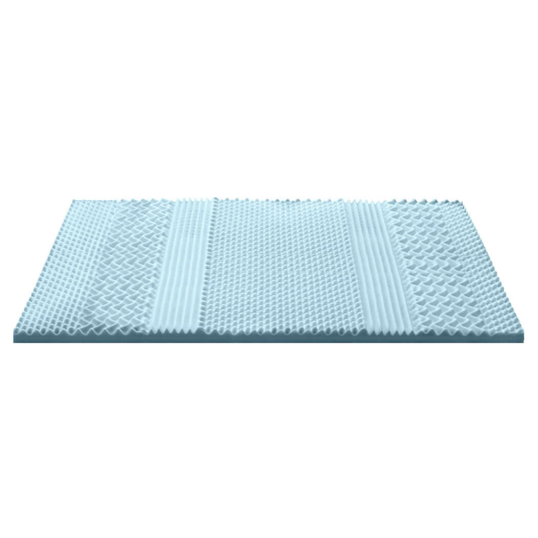 Giselle Memory Foam Mattress Topper 7-Zone 8cm King Single-Furniture &gt; Mattresses &gt; Mattress Toppers-PEROZ Accessories