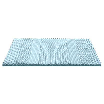 Giselle Memory Foam Mattress Topper 7-Zone 8cm King Single-Furniture &gt; Mattresses &gt; Mattress Toppers-PEROZ Accessories