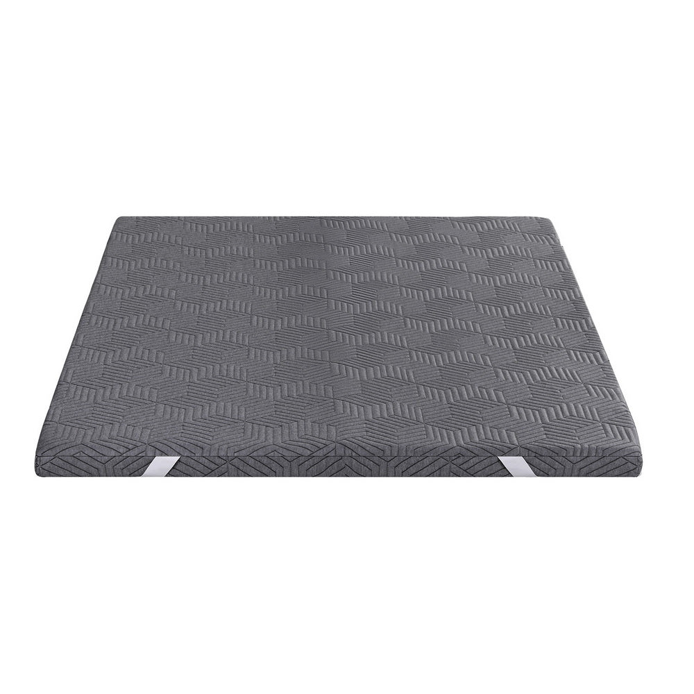 Giselle 8cm Memory Foam Mattress Topper Gel Dual Layer Foam Bamboo Double-Furniture > Mattresses > Mattress Toppers-PEROZ Accessories