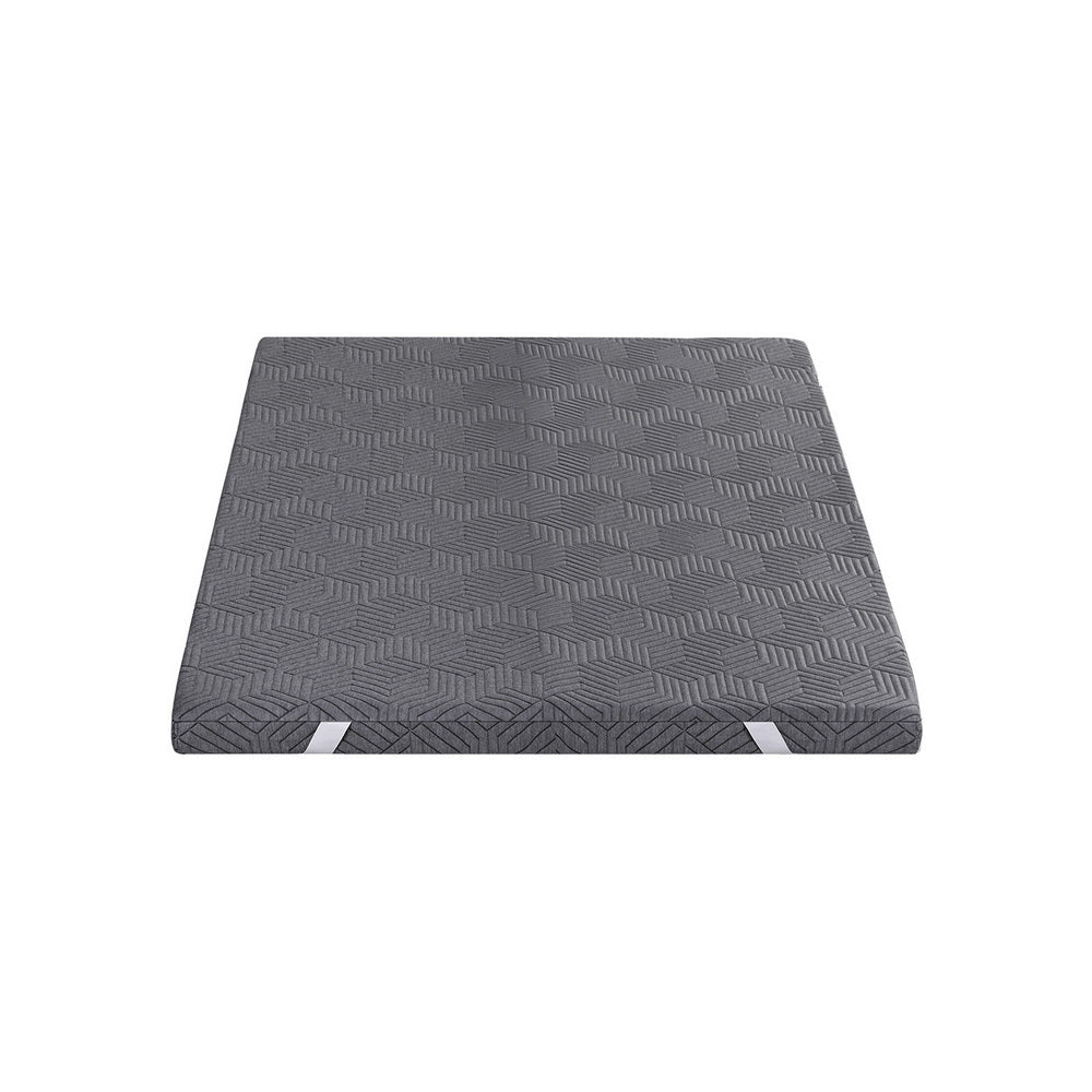 Giselle 8cm Memory Foam Mattress Topper Gel Dual Layer Foam Bamboo Single-Furniture > Mattresses > Mattress Toppers-PEROZ Accessories