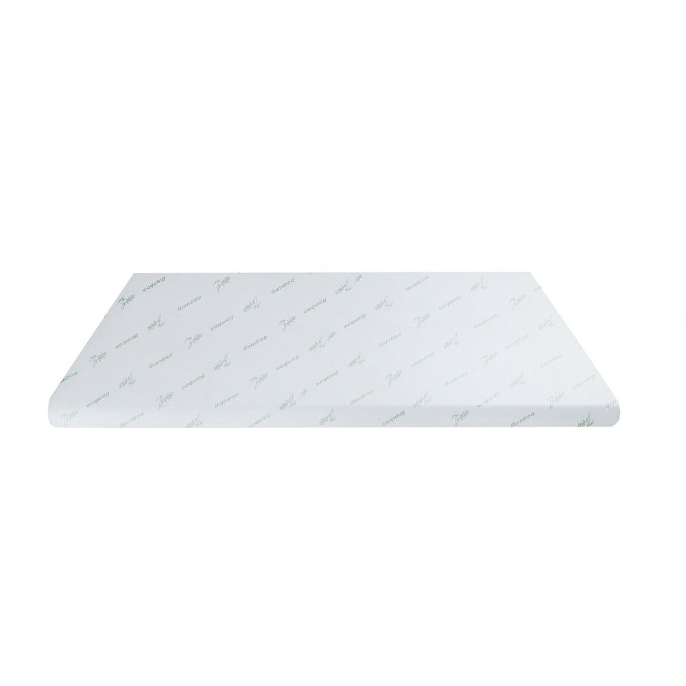 Giselle 8cm Memory Foam Mattress Topper Gel Egg Crate Foam Bamboo Single-Furniture > Mattresses > Mattress Toppers-PEROZ Accessories