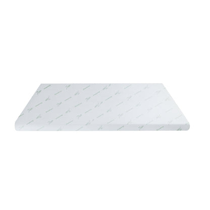 Giselle 8cm Memory Foam Mattress Topper Gel Egg Crate Foam Bamboo Single-Furniture > Mattresses > Mattress Toppers-PEROZ Accessories