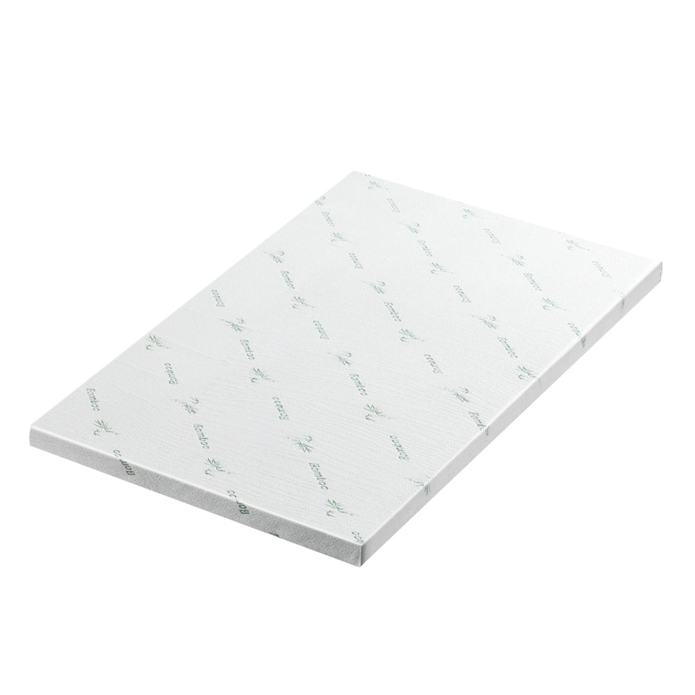 Giselle Bedding Memory Foam Mattress Topper Ventilated Cool Gel 5cm Single-Furniture > Mattresses > Mattress Toppers-PEROZ Accessories