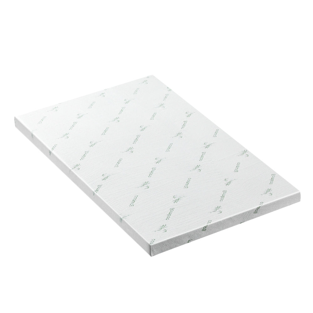 Giselle Bedding Memory Foam Mattress Topper Ventilated Cool Gel 8cm Single-Furniture &gt; Mattresses &gt; Mattress Toppers-PEROZ Accessories