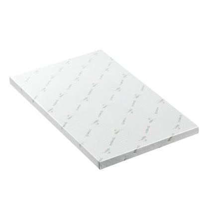 Giselle Bedding Memory Foam Mattress Topper Ventilated Cool Gel 8cm Single-Furniture &gt; Mattresses &gt; Mattress Toppers-PEROZ Accessories