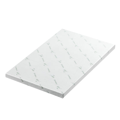 Giselle Bedding Memory Foam Mattress Topper Ventilated Cool Gel 8cm Single-Furniture &gt; Mattresses &gt; Mattress Toppers-PEROZ Accessories